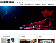 Tablet Screenshot of djchucks.com